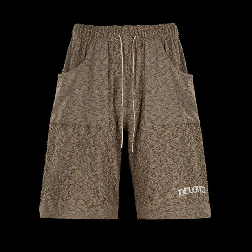 relaxed fit knit shorts