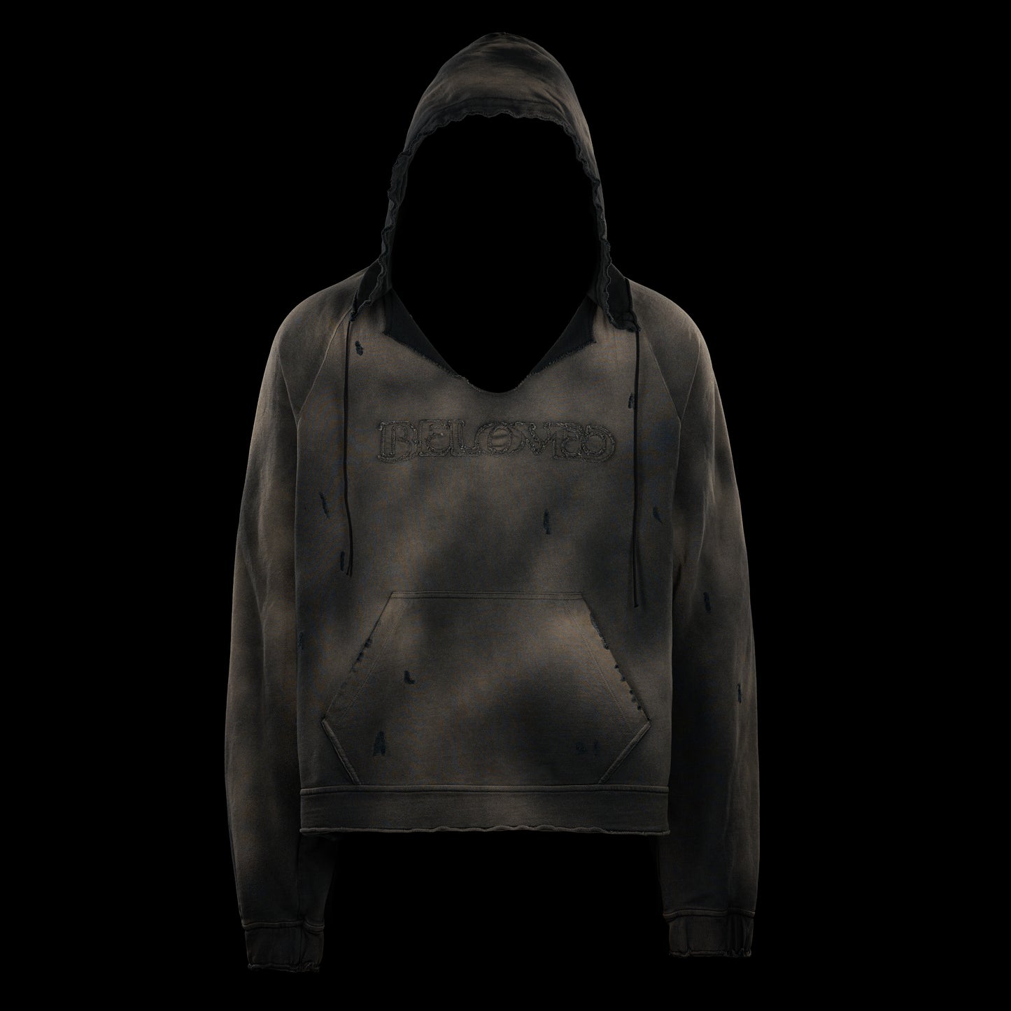 weathered finish hoodie